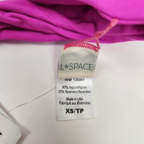 L*Space Sandy Bikini Bottom in Bright Fuchsia Pink Size XS NWT - Picture 5 of 5